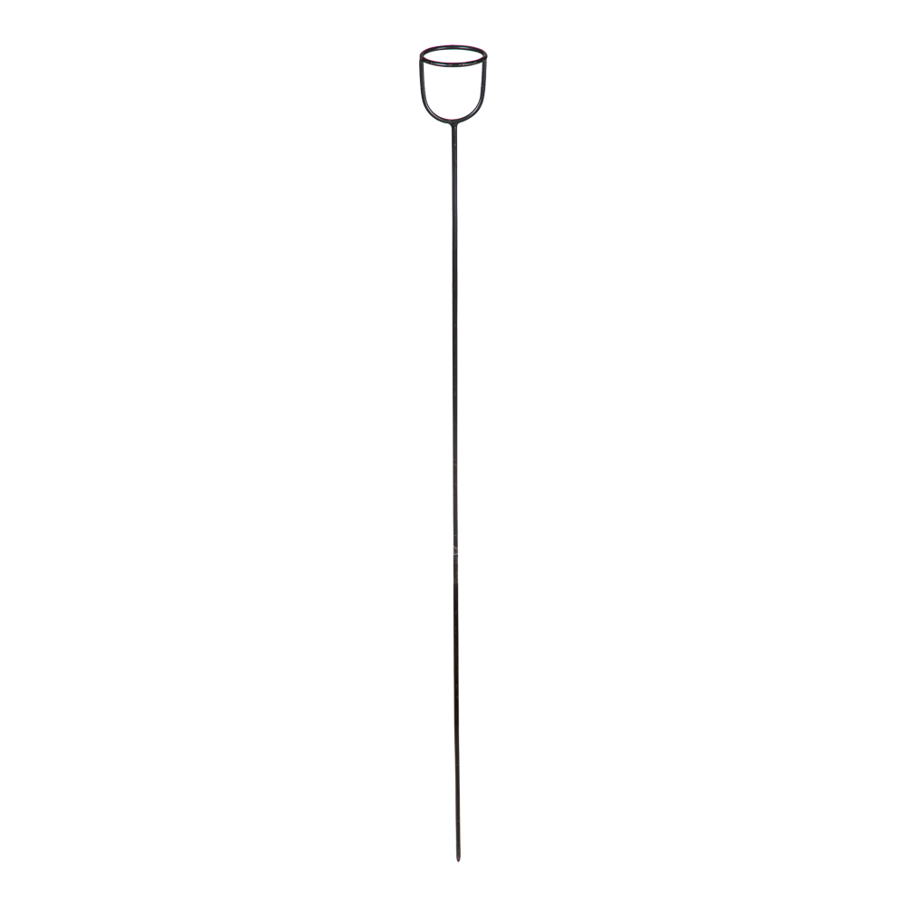 Iron Stand For Glass Tealight Candle Holder; (6x6x90)cm