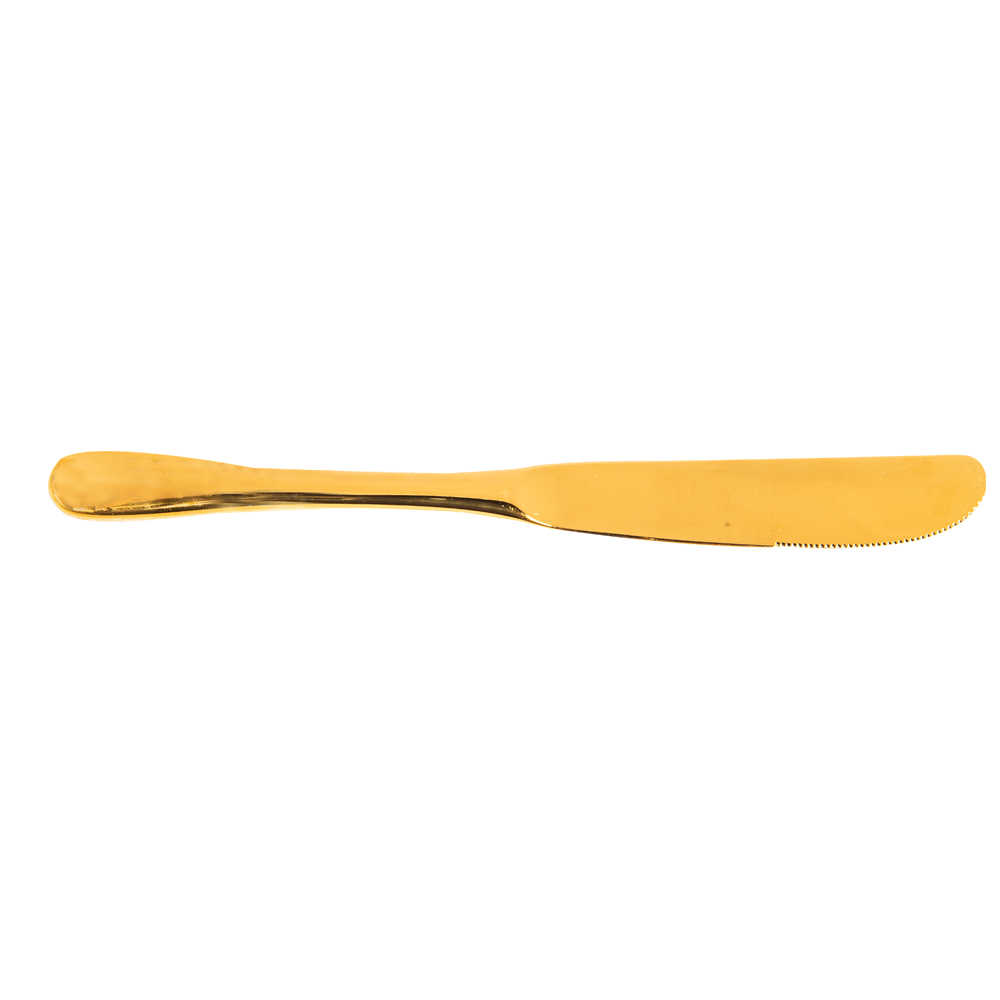 Royce Butter Knife, Bright Gold