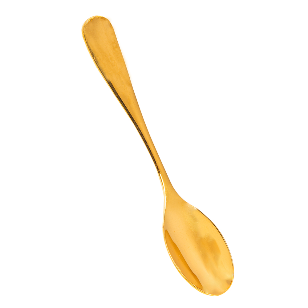 Royce Tea Spoon, Bright Gold