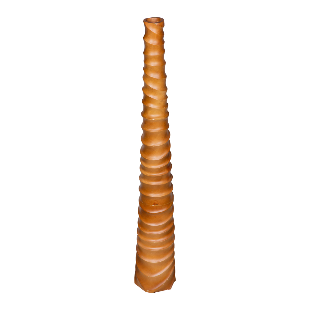 Wooden Vase; (17.78x109.22)cm