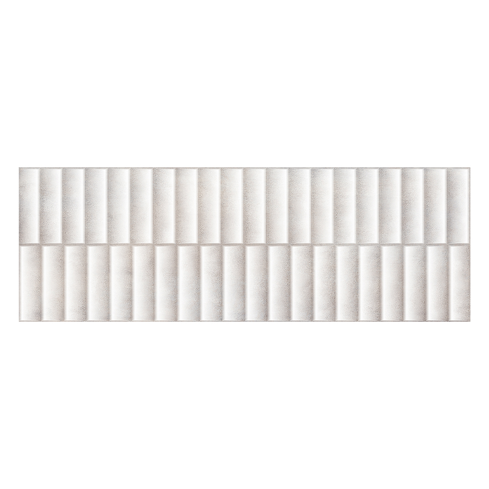 Dosso Relieve Bianco: Ceramic Tile; (40.0x120.0)cm