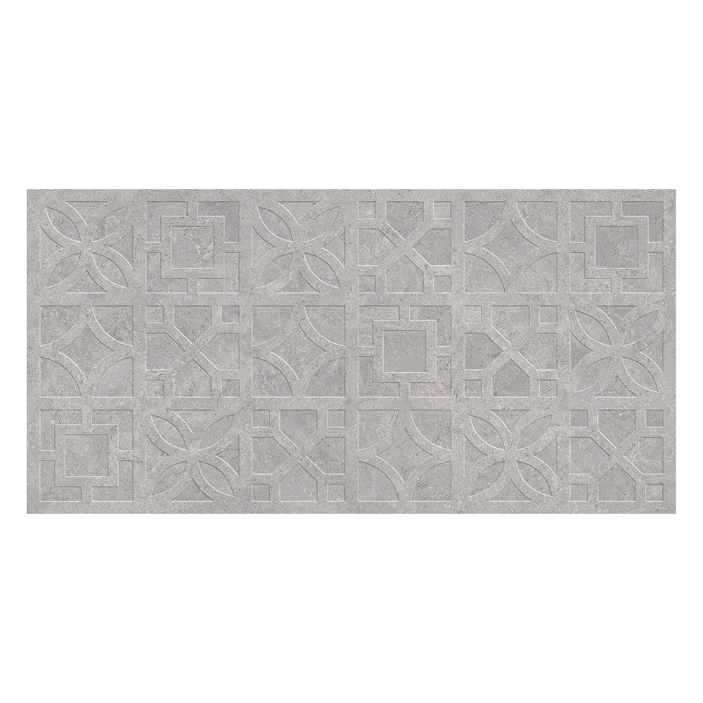 Orra Silver Decor: Matt Porcelain Tile; (60.0x120.0)cm