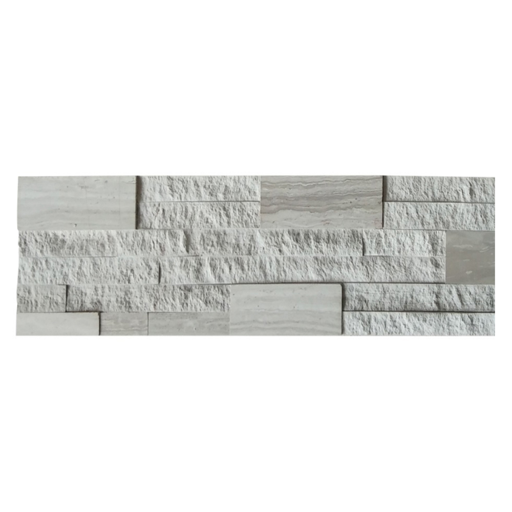 ZFF1002PN: Stone Mosaic Tile; (15.0x60.0)cm, Grey