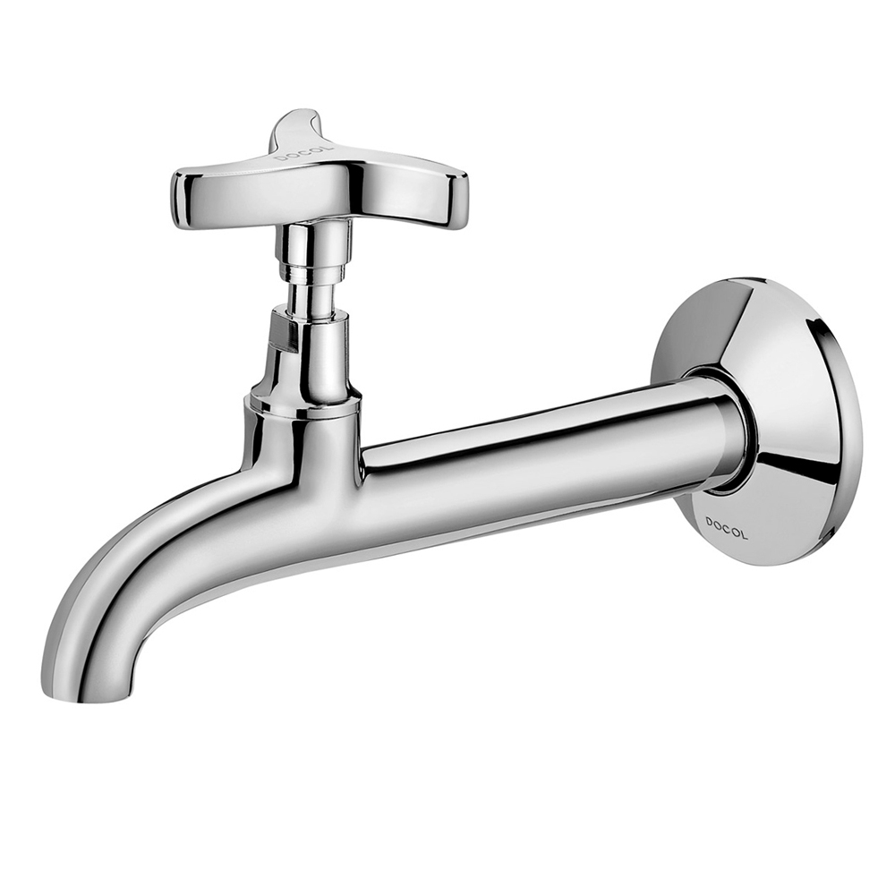 Docol: Trio Wall-Mount Long Tap, Chrome Platted