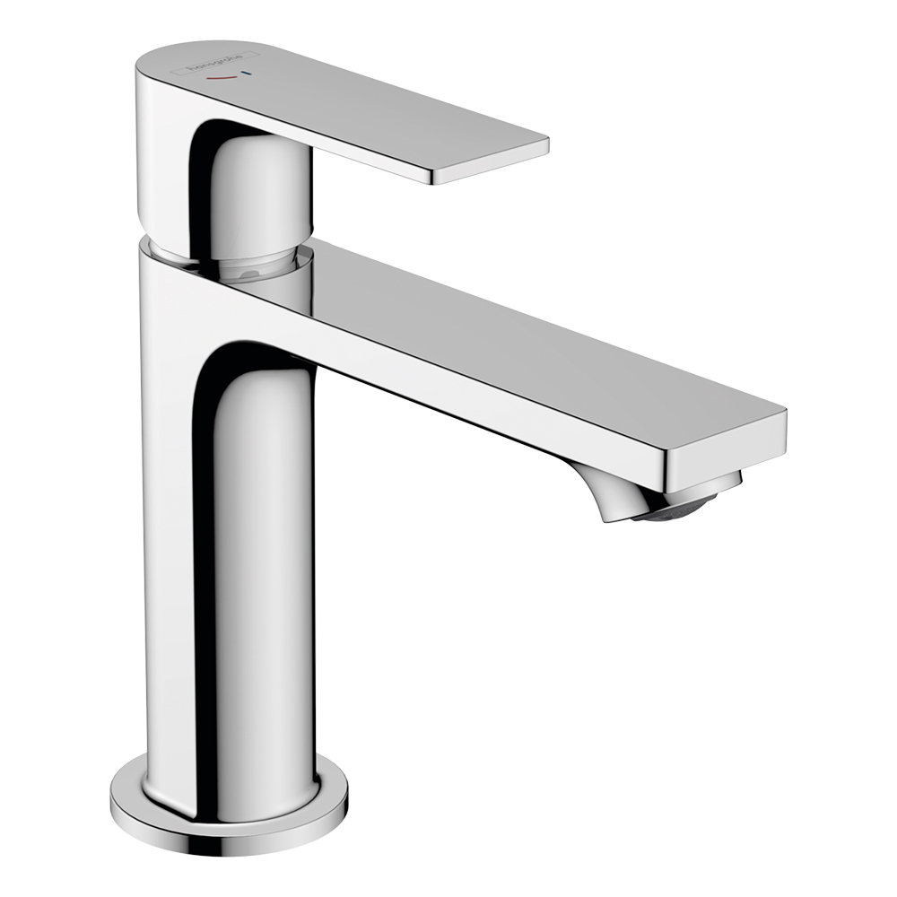 Rebris E CoolStart 110: Basin Mixer With pop up Waste; Single Lever, Chrome Plated