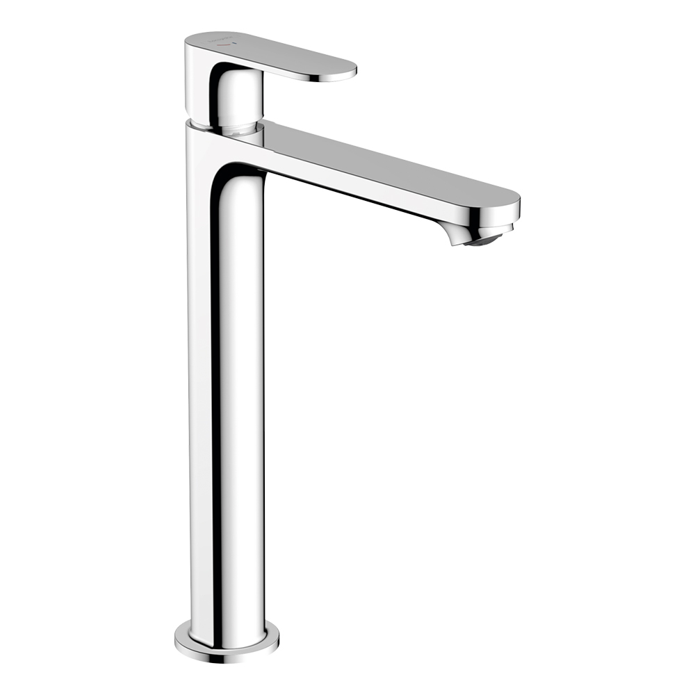 Rebris S CoolStart 240: Basin Mixer With pop up Waste; Single Lever, Chrome Plated