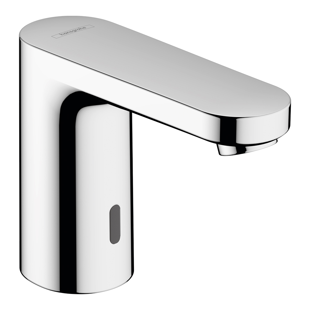 Vernis Blend: Electronic Basin Mixer For Cold/Pre Adjusted Water -Mains Operated, Chrome Plated
