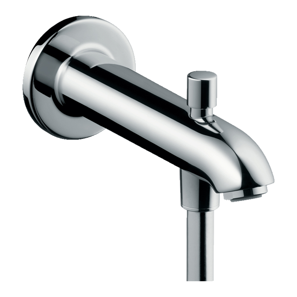 Hansgrohe E/S: Bath Spout With Diverter: 229mm, Chrome Plated