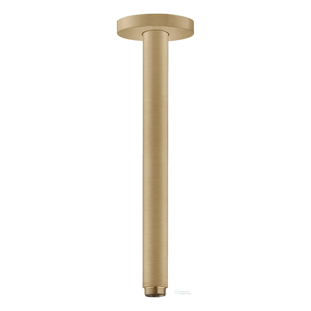 Hansgrohe Axor: DN15 Ceiling Connector S; 300mm, Brushed Bronze
