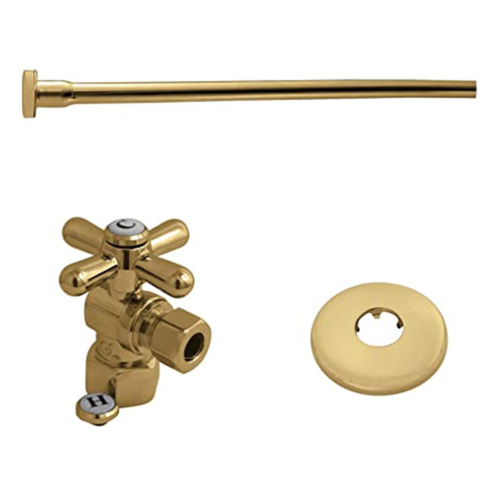 Docol: Fixing Screw - Classic Escutcheon - Polished Brass