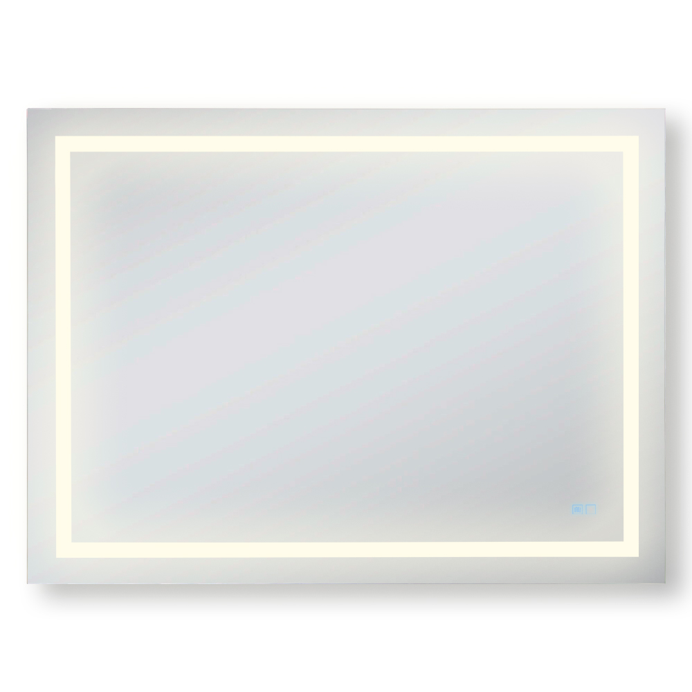 Mirror With LED Lights + Demister Pad + Touch Control; (120x90cm