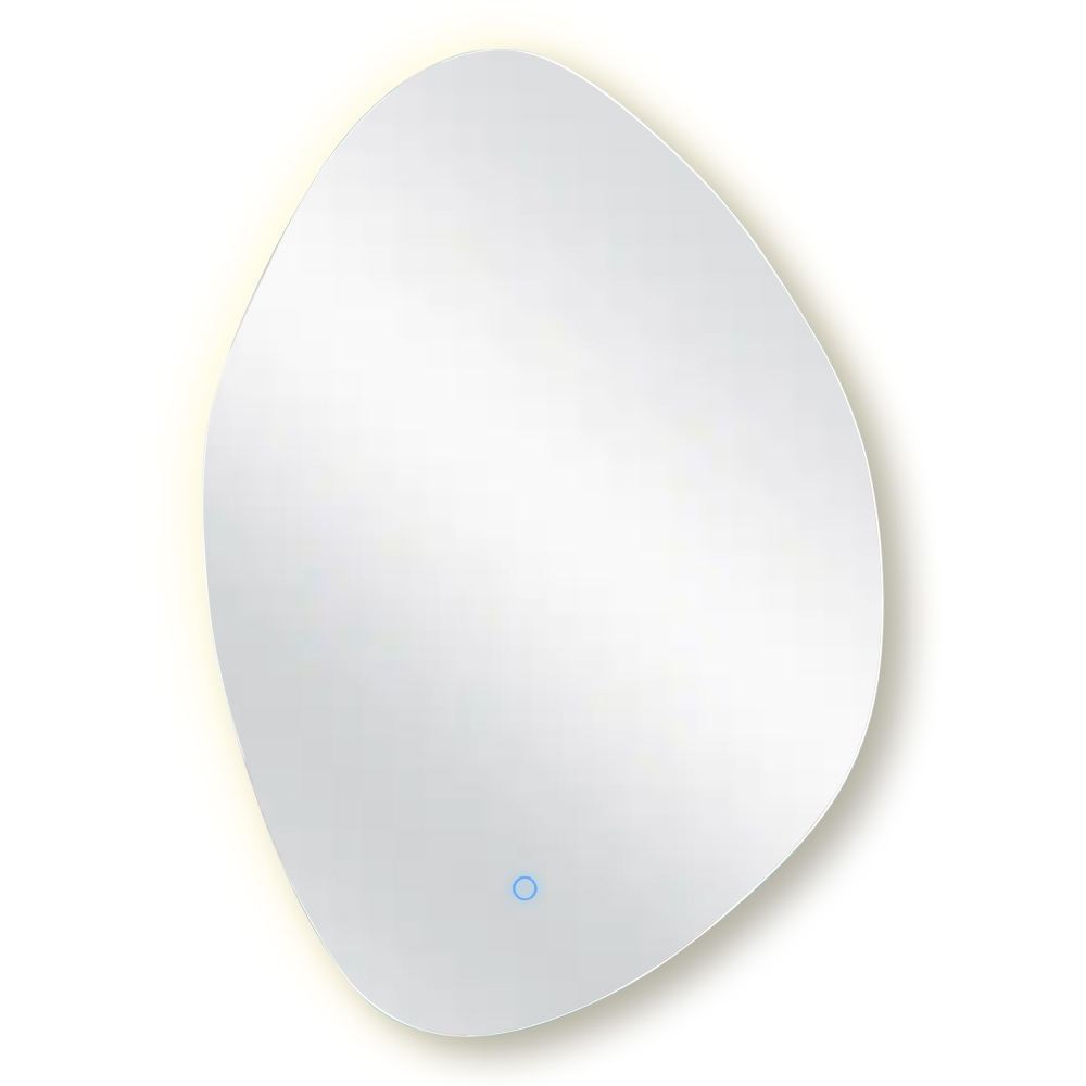 Backlit Mirror With LED Lights + Touch Control; (80x55)cm
