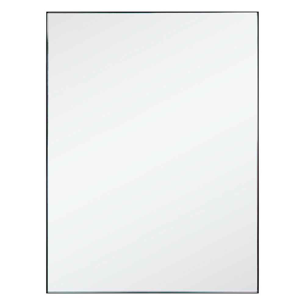 Mirror + Frame; (80x60)cm, Black