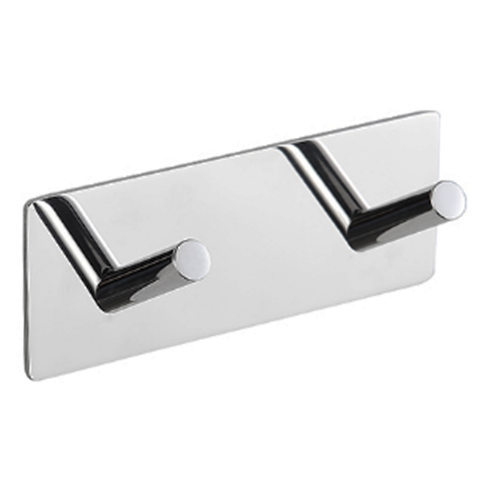 Dali: Robe Hook (Double) with 3M Sticker: Polished