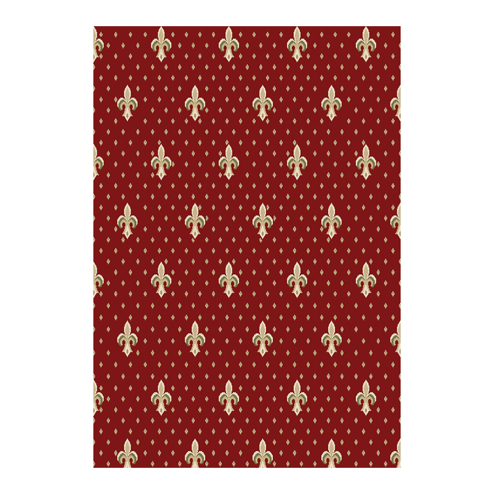 Oriental Weavers: Kendra Carpeting; 3.98metres, Maroon