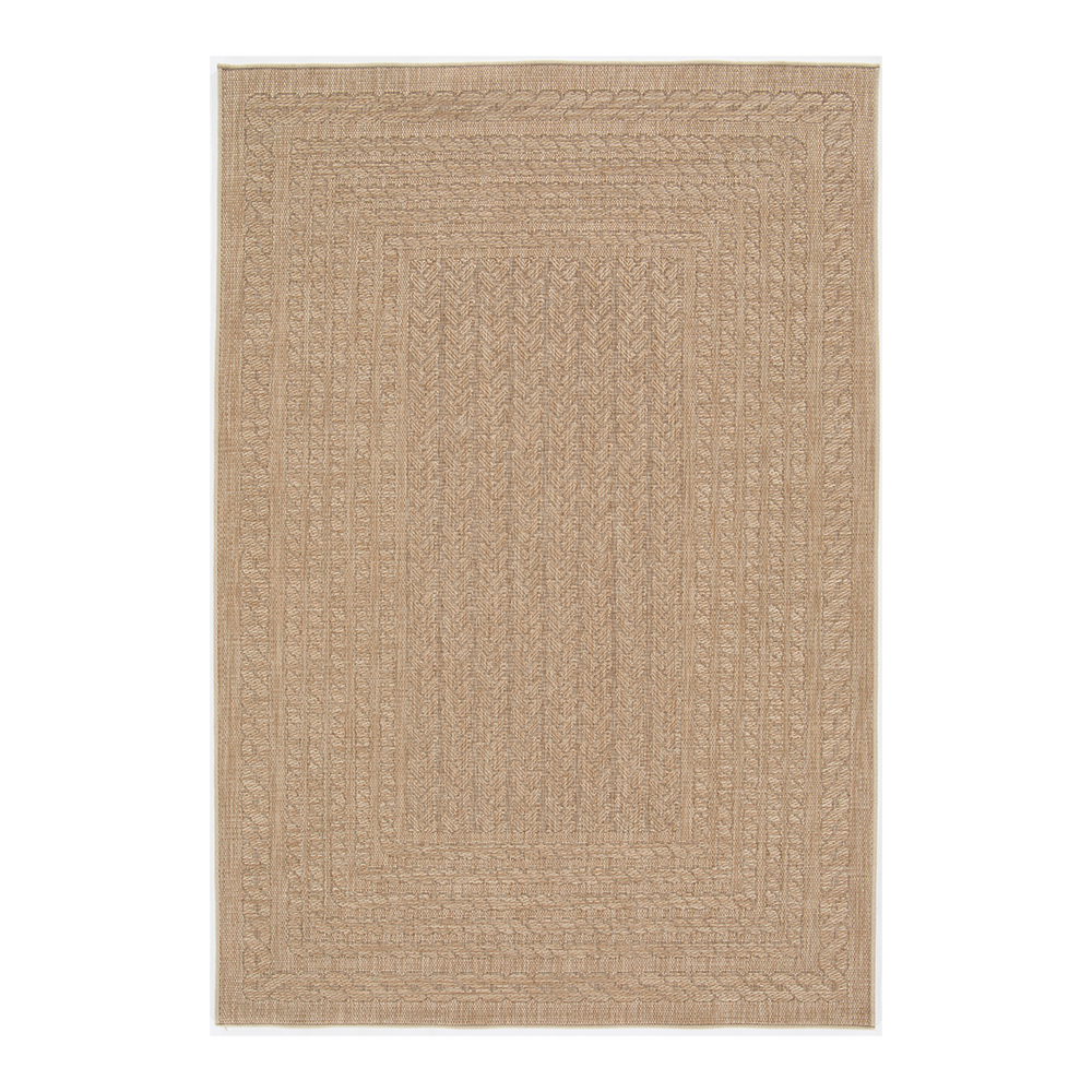 Balta: Timber Carpet Rug: 80x150cm, Brown