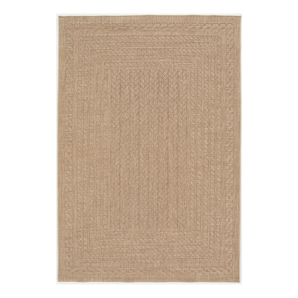 Timber Carpet Rug; (160x230)cm, Light Brown