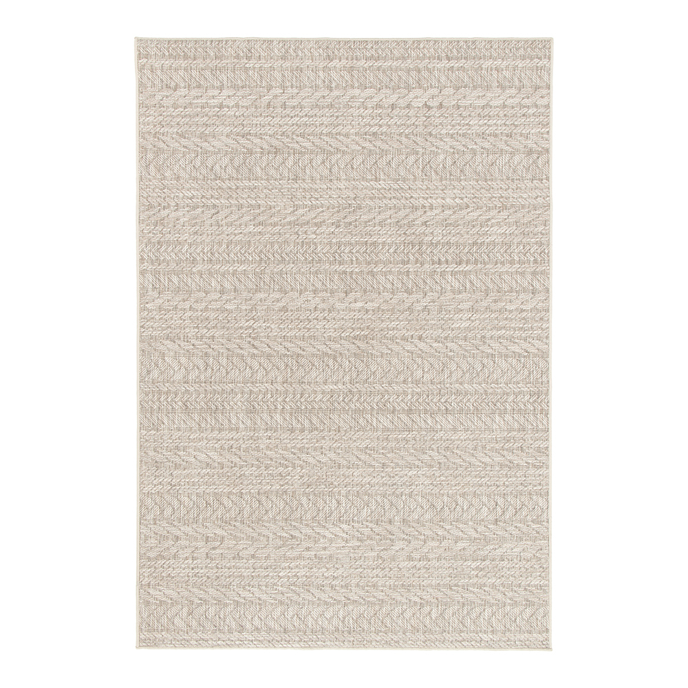 Timber Carpet Rug; (160x230)cm, Light Grey/Brown
