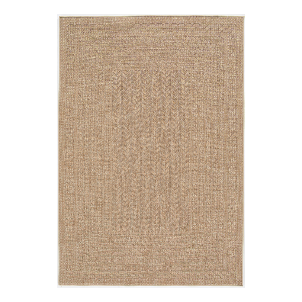 Timber Carpet Rug; (200x290)cm, Light Brown