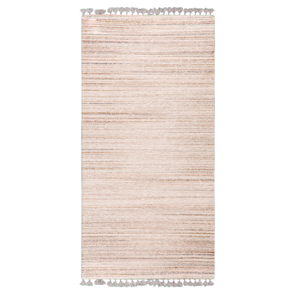 Cizm: Kilim Tasseled Carpet Rug; (160x230)cm, Dark Grey/Light Grey