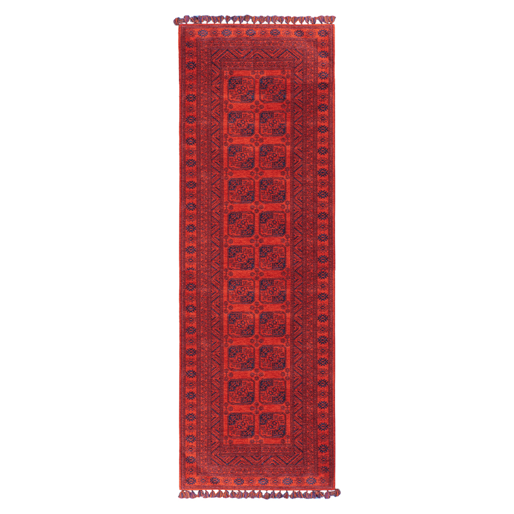 Cizm: Afgan Traditional Pattern Carpet Rug; (80x150)cm