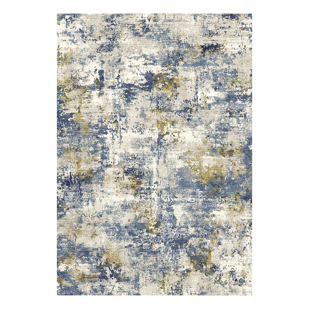 Cornelia 3600 Abstract Pattern Carpet Rug; (80x150)cm, Blue