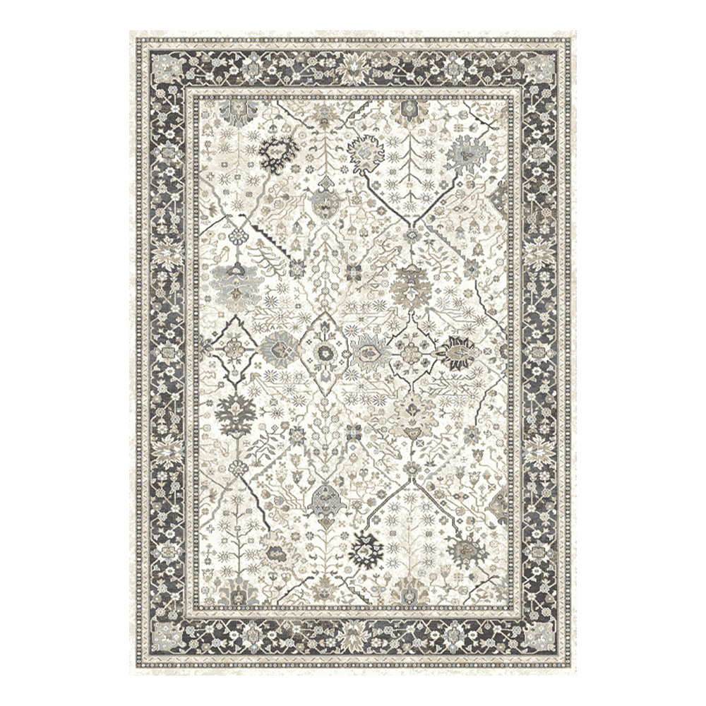 Cornelia 3600 Centered Carpet Rug; (80x150)cm, Grey