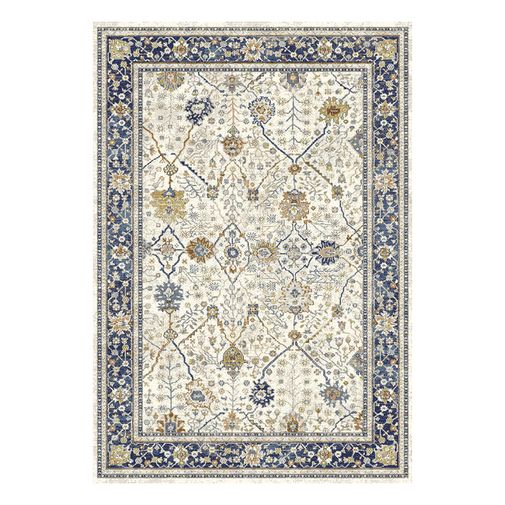 Cornelia 3600 Centered Carpet Rug; (200x290)cm, Grey/Blue