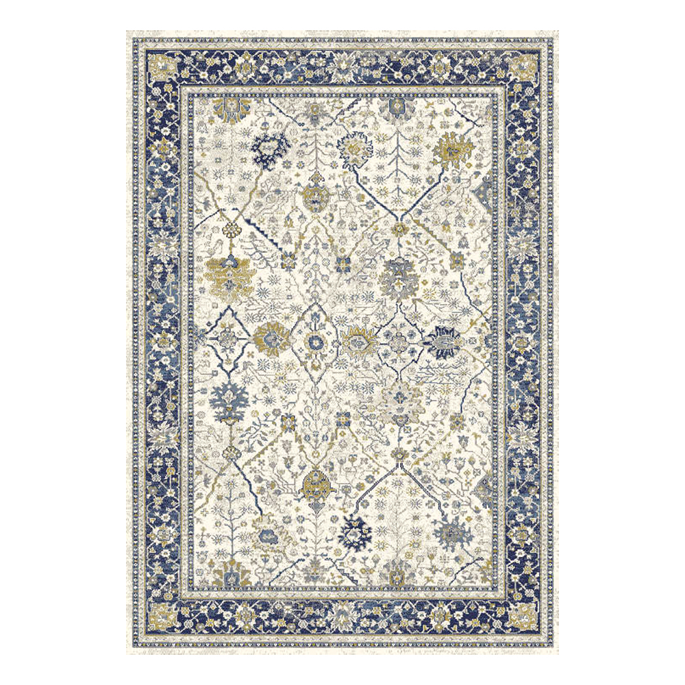 Cornelia 3600 Centered Carpet Rug; (200x290)cm, Grey/Blue