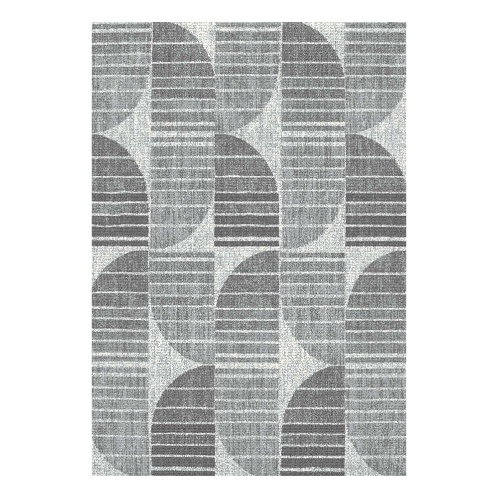 Cornelia 3600 Geometric Pattern Carpet Rug; (200x290)cm, Grey