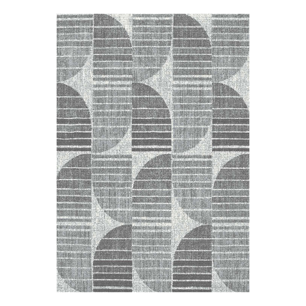 Cornelia 3600 Geometric Pattern Carpet Rug; (240x340)cm, Grey