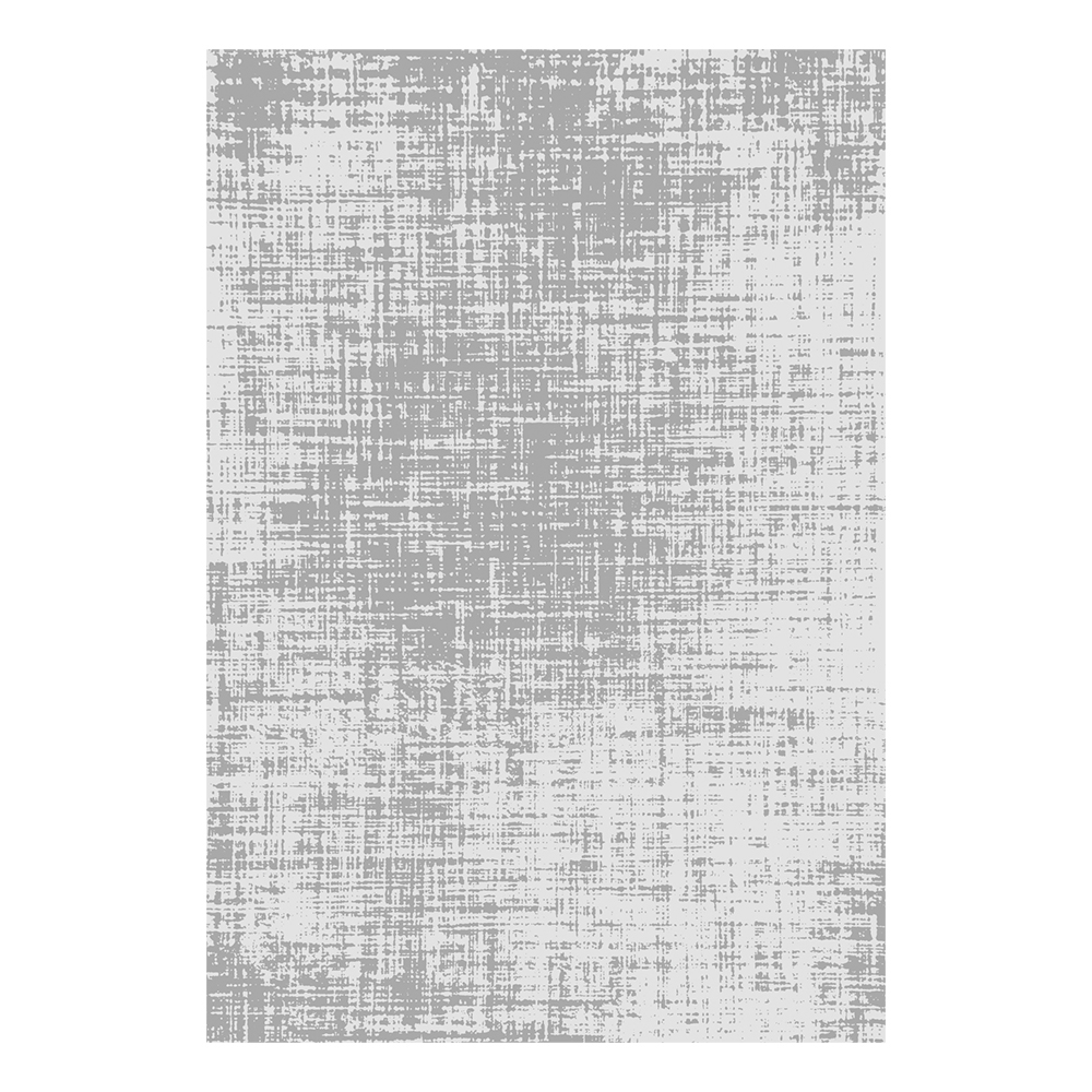 Modevsa: Bamboo Abstract Patterned Carpet Rug; (80x150)cm, Light Grey