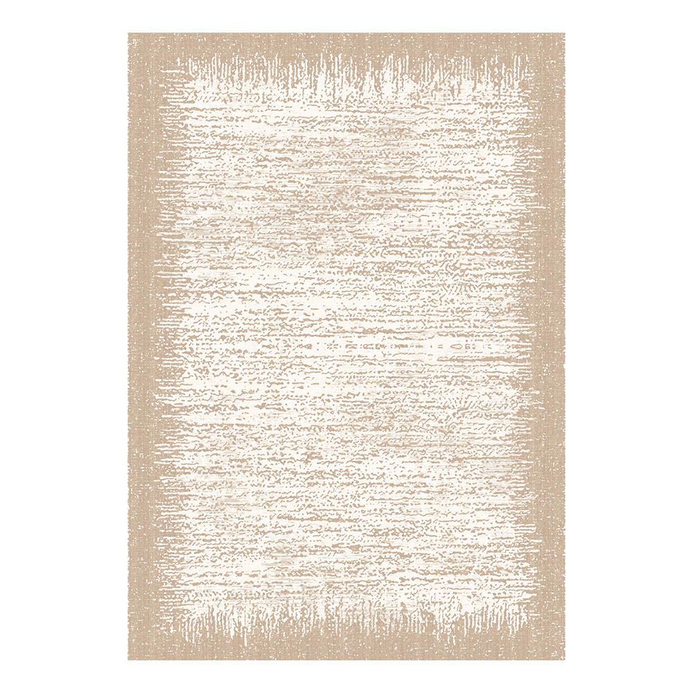 Modevsa: Bamboo Ombre Distressed Pattern Carpet Rug; (80x150)cm, Brown