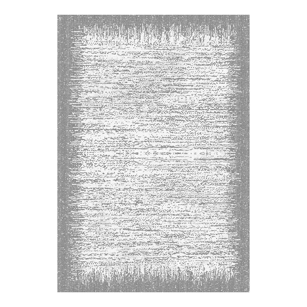 Modevsa: Bamboo Ombre Distressed Pattern Carpet Rug; (160x230)cm, Grey