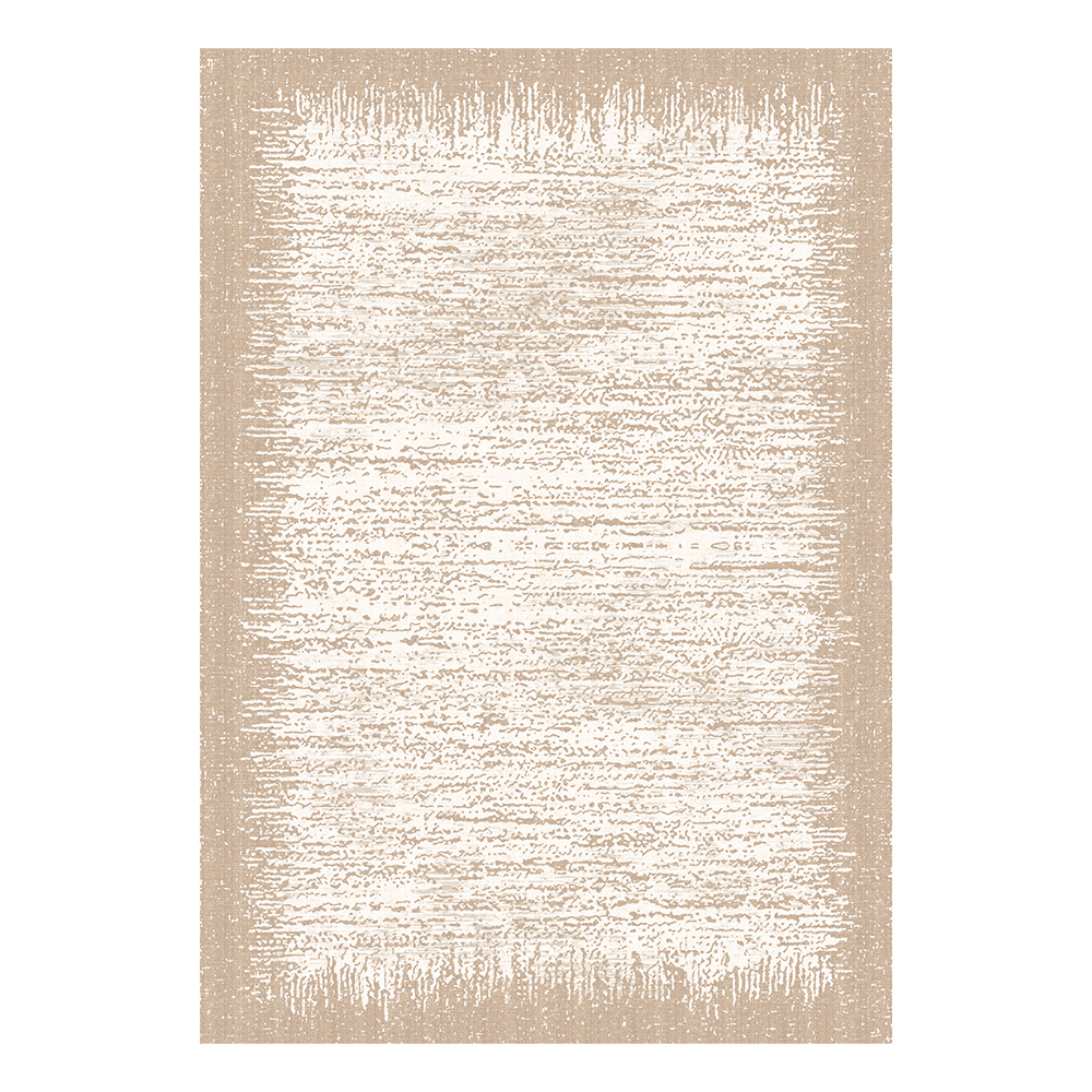 Modevsa: Bamboo Ombre Distressed Pattern Carpet Rug; (160x230)cm, Brown