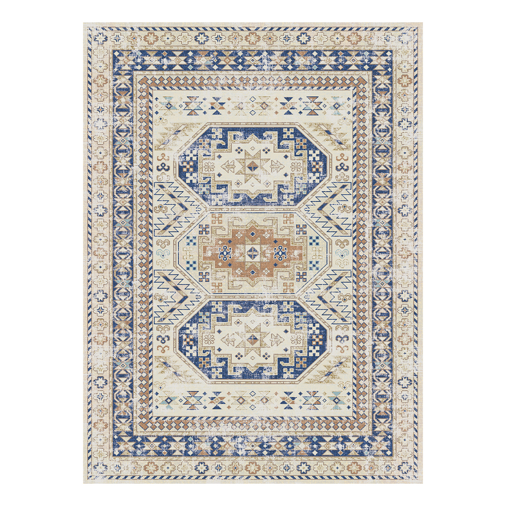 Modevsa: Chenille Bohemian Patterned Carpet Rug: (200x300)cm, Brown