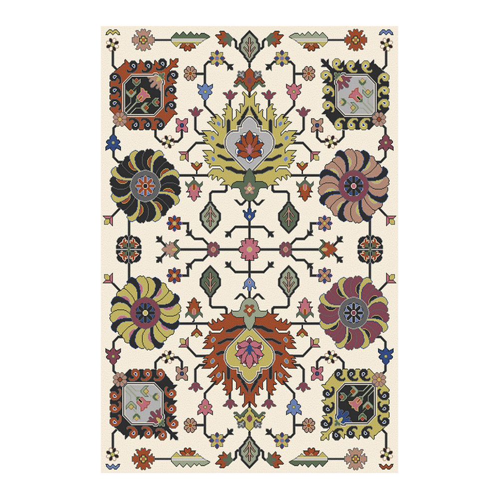 Oriental Weavers: Super Lilihan Carpet Rug; (240x340)cm, White/Multicolor
