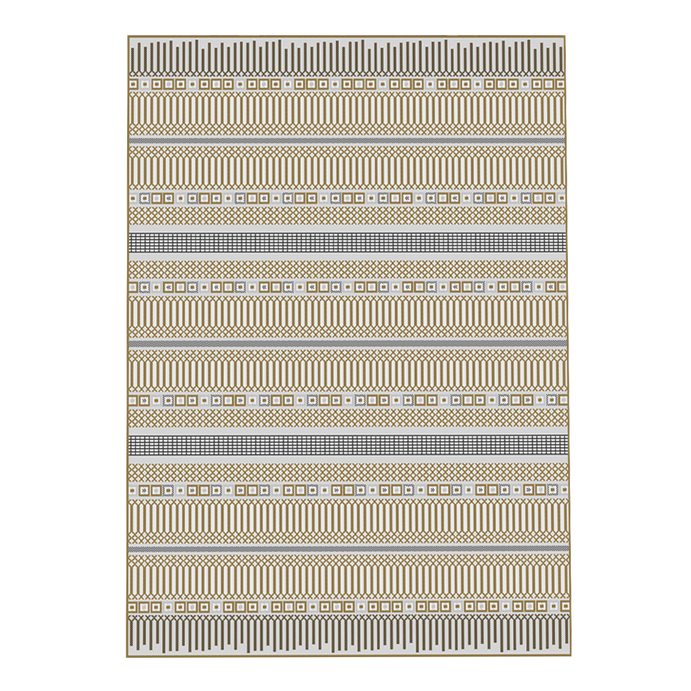 Oriental Weavers: Oria Bohemian Stripe Pattern Carpet Rug; (80x150)cm, Brown