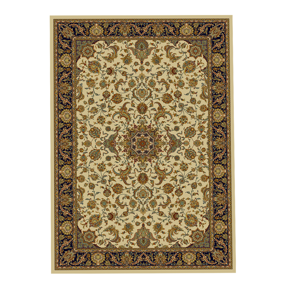 Oriental Weavers: Soft Line Bordered Floral Carpet Rug; (200x285)cm, Brown