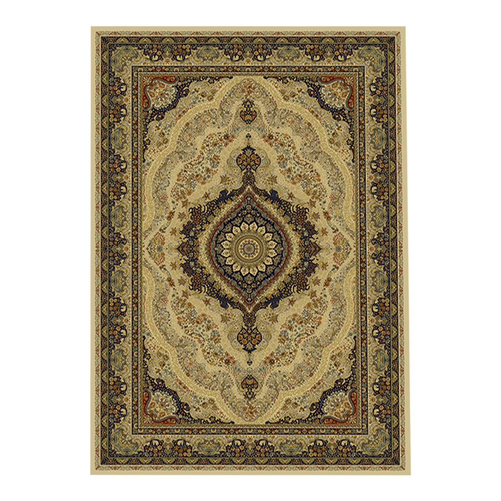 Oriental Weavers: Soft Line Bordered Centre Medallion Carpet Rug; (240x340)cm, Brown/Grey