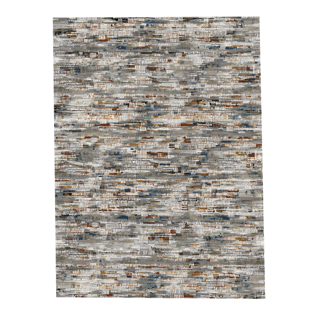Oriental Weavers: Virgo Brushed Strokes Pattern Carpet Rug; (200x285)cm, Grey