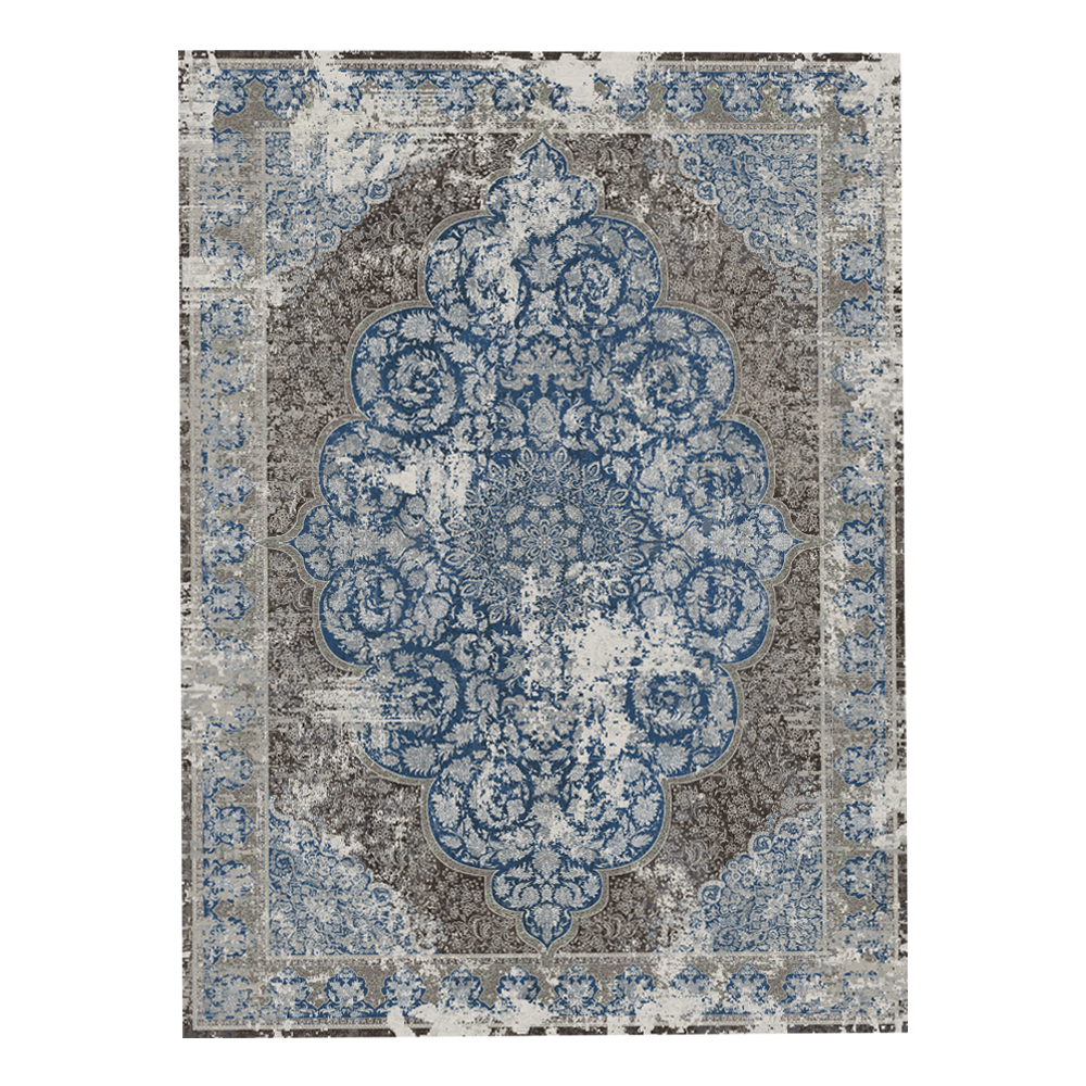 Oriental Weavers: Virgo Centred Floral Carpet Rug; (200x285)cm, Blue