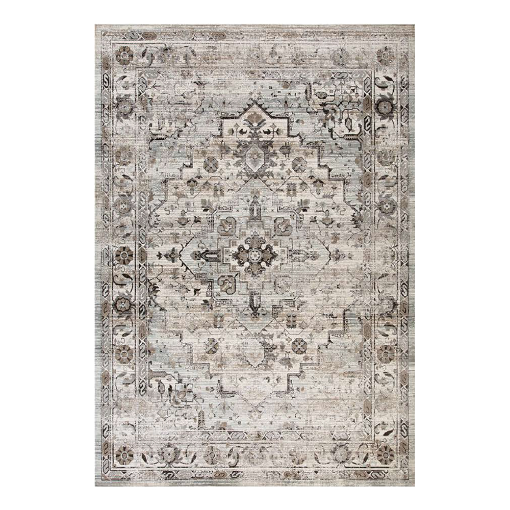 Oriental Weavers: Virgo Centre Medallion Carpet Rug, (240x340)cm, Grey