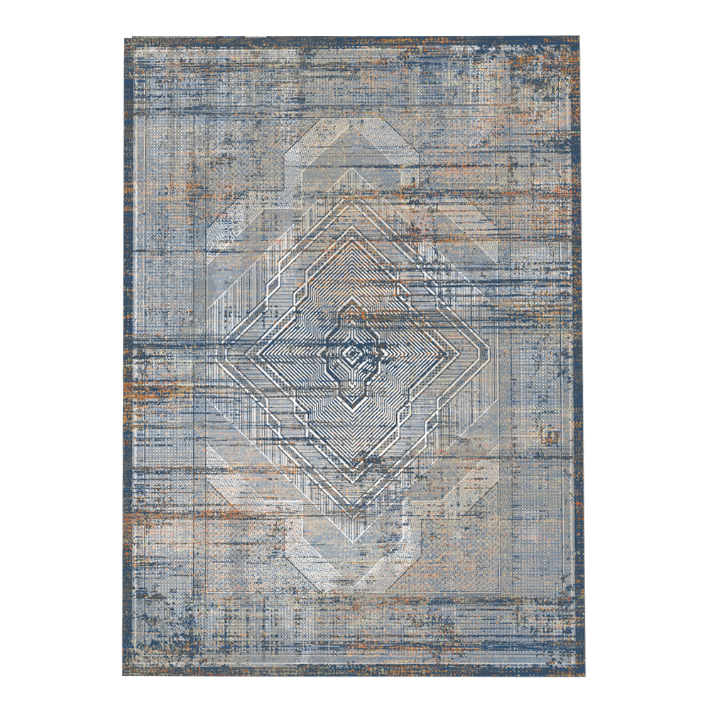 Oriental Weavers: Virgo Tribal Geometric Carpet Rug; (240x340)cm, Slate Grey