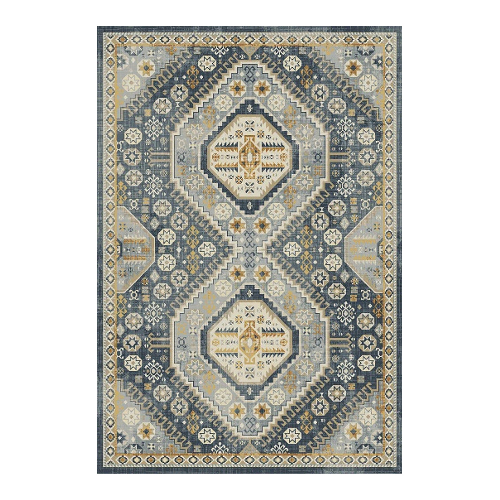 Oriental Weavers: Abardeen Carpet Rug; (100x300)cm, Blue/Ivory