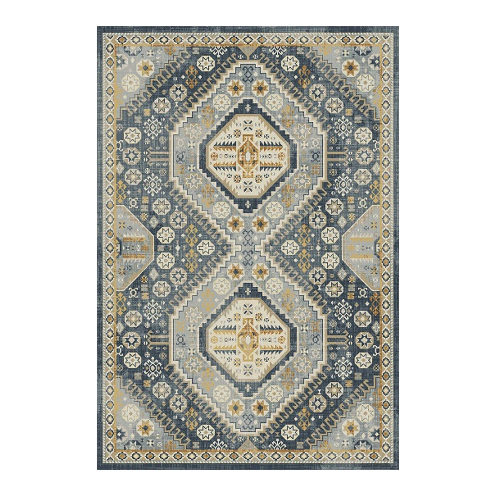 Oriental Weavers: Abardeen Carpet Rug; (100x400)cm, Blue/Ivory