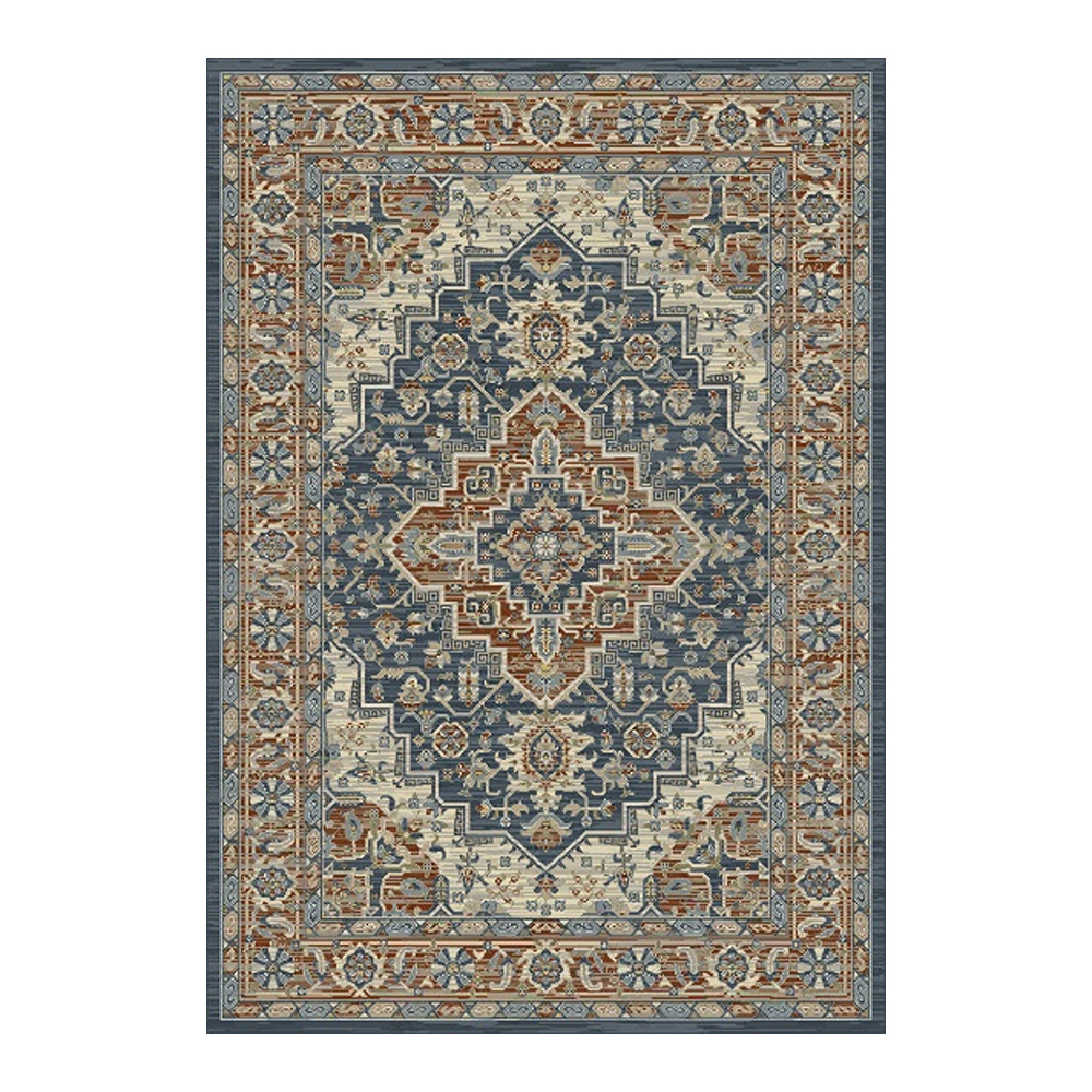 Oriental Weavers: Abardeen Medallion Pattern Carpet Rug; (200x290)cm, Blue/Beige