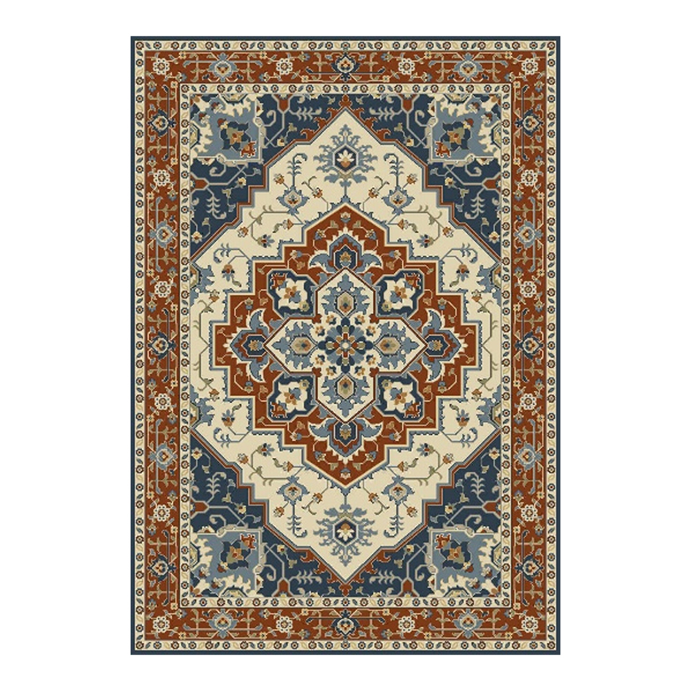 Oriental Weavers: Abardeen Serapi Pattern Carpet Rug; (200x290)cm, Rust?Beige