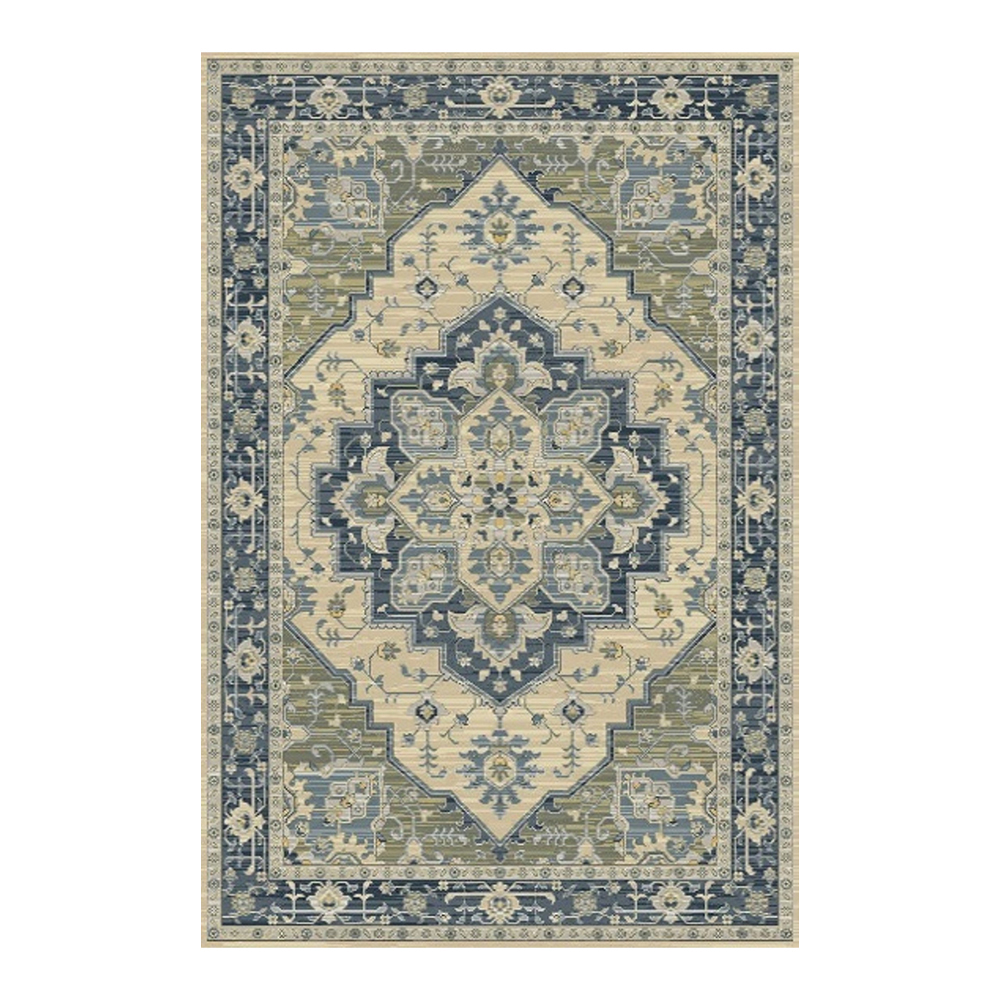 Oriental Weavers: Abardeen Serapi Pattern Carpet Rug; (200x290)cm, Blue/Cream