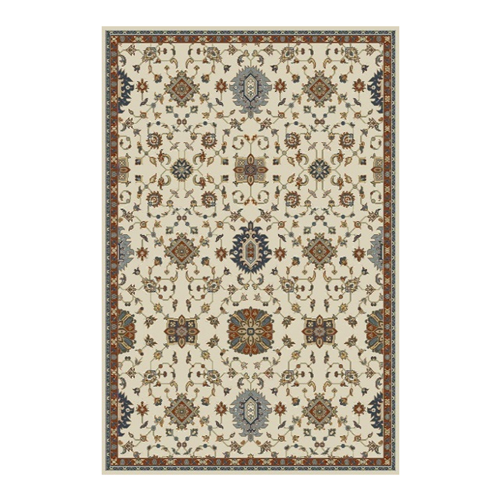 Oriental Weavers: Abardeen Medallion Geometric Design Carpet Rug; (240x340)cm, Maroon/Cream